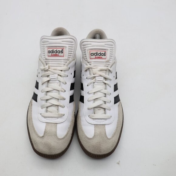 Adidas Samba Classic Sneakers Men's US Size 8 White Black White 772109 - Picture 2 of 9